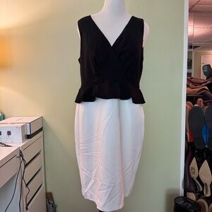 NWT Ann Taylor Black and White  Dress size 18